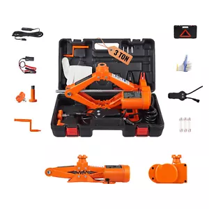 VEVOR Electric Car Jack Floor Jack 3 Ton Electric Scissor Jack Car Repair Tool - Picture 1 of 12