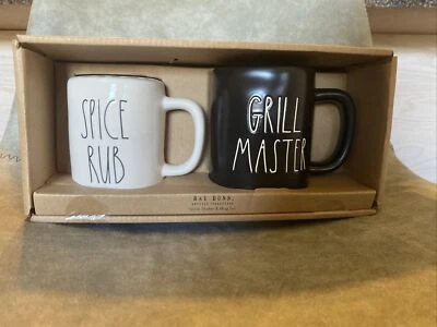 RAE DUNN Spice Rub Shaker and Black Grill Master Mug Set - Image 1 of 2