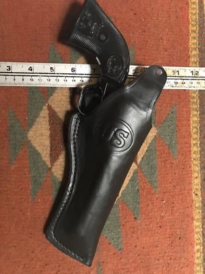 Fits Ruger Wrangler Heritage Rough Rider 6 1/2" 22Cal Black Thumb Break Holster - Image 1 of 4