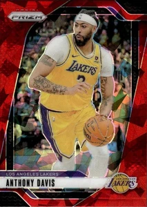2024-25 Panini Prizm #195 Anthony Davis Prizms Red Ice - Picture 1 of 2