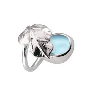 Anello donna Suali BM2770 argento 925 e quarzo azzurro Made in Italy - Imagen 1 de 4