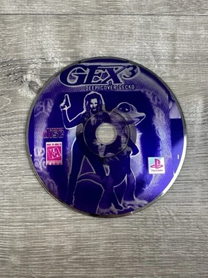 Gex 3: Deep Cover Gecko (Sony PlayStation 1, PS1, 1999) DISC ONLY - Image 1 of 3