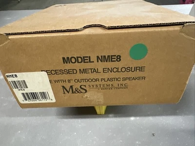 M&S Linear NME8  Enclosure For 8” Outdoor Intercom Speakers - Image 1 of 4