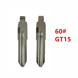 30pcs 60# GT15 Metal Flip Car Key Blade GT15 Key Blank for Fiat KD Metal VVDI - Picture 1 of 7
