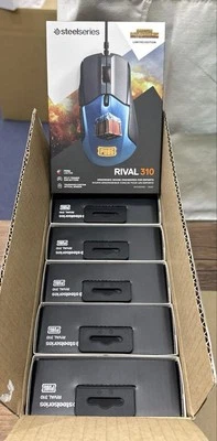 SteelSeries Rival 310 PUBG Blue Edition Gaming Mouse - Ergonomic Design 6 set - Image 1 of 2