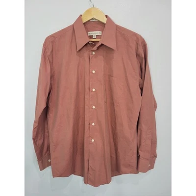 Pronto Uomo Mens Dress Shirt 16 1/2 34/35 Non Iron Long Sleeve Button Up - Image 1 of 4