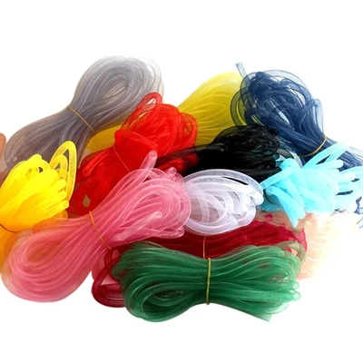 Soft Polyethylene Mesh Tube For DIY Wreaths Holiday Decorations Garment Accents - Image 1 of 4