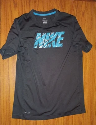 Nike Hyper Speed GfX Dri-FIT Gray Short Sleeve Top Shirt Youth Boys XL - Image 1 of 3