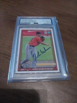 Jordan Westburg Pro Debut Autograph PSA Certified Baltimore Orioles 🔥🔥🔥 - Image 1 of 3
