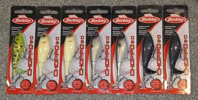 ❗️ 批量 7 ❗️ BERKLEY CHOPPO 90 顶级水道具鱼饵 3-2/7 英寸 1/2 盎司。   — 第 1/3 张图片