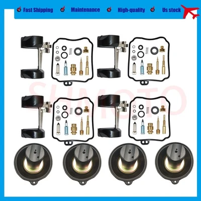 4X For YAMAHA XVZ1300A XVZ13A Royal Star 1996-2001 Carburetor Repair Rebuild kit - Image 1 of 4