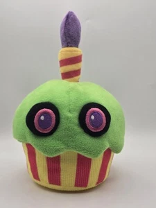 Five Nights at Freddys Green Cupcake Plush FNAF 2017 Funko Neon Blacklight Night - Picture 1 of 4