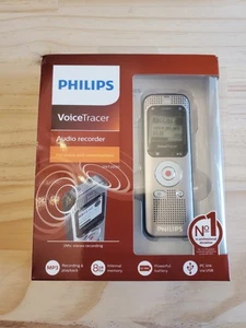 Philips Voice tracer audio Recorder DVT2050 New In Box 8GB MP3 - Picture 1 of 7