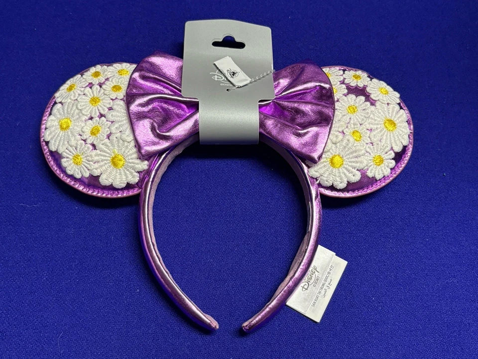 Disney BaubleBar Daisy Duck Daisies Flower Minnie Mouse Ears Headband Adult Size