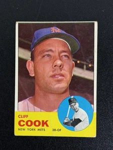1963 Topps Set-Break #566 Cliff Cook - Sehr guter Zustand - Bild 1 von 6