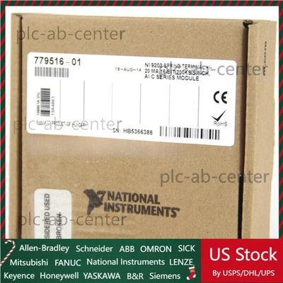 Módulo de entrada de corriente analógica NI 9203 National Instruments NI-9203 cDAQ 779516-01 - Imagen 1 de 4
