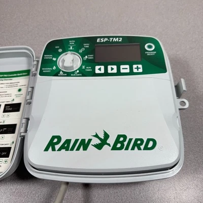 Rain Bird ESP-TM2 6 Zone Irrigation Sprinkler Controller Station Rainbird - Image 1 of 4