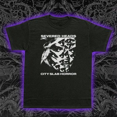Camiseta de terror Severed Heads City Slab industrial experimental música pop años 80 S-5 Foto 1 de 3