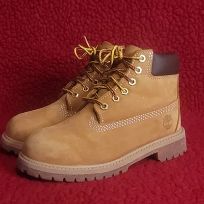 Timberland Juvenil Niño Talla 13.5M IMPERMEABLES Botas Trigo Nubuck 200 Gramos Foto 1 de 4