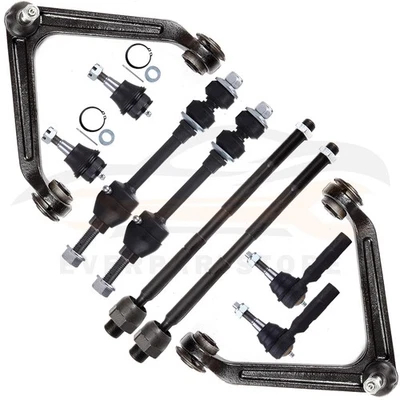 Kit de suspensión de extremos de barra de amarre delantera de 10 piezas para Dodge Ram 1500 SLT 2002-2004 4,7 L Foto 1 de 4