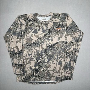 Camicia Sitka Core leggera crew uomo XXL manica lunga Optifade caccia subalpina - Foto 1 di 9