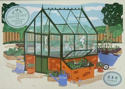 The Potting Shed 550 Piece Jigsaw Puzzle - The Greenhouse - Complete - Image 1 of 4