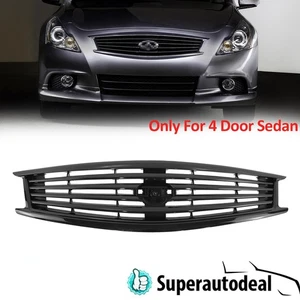 For Infiniti G37 G25 10-2013 Q40 4 Door Sedan Painted Black Front Bumper Grille - Foto 1 di 21