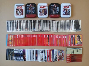 GROSSE SAMMLUNG STAR WARS SAMMELKARTEN UND 5 SAMMLER TINS - Bild 1 von 12