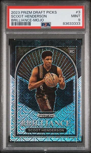 2023 Prizm Draft Picks Scoot Henderson RC Novato Brilliance Mojo /25 POP 1 - Imagen 1 de 2