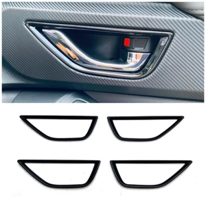 ABS Glossy Black Inner Door Handle Bowl Lid Cover Trim For 2024 Subaru Crosstrek - Bild 1 von 3