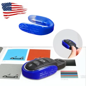 Union Jack 3D Blue Car Key Fob Case Shell Holder For 2014-19 MINI Cooper 3rd Gen - Picture 1 of 8