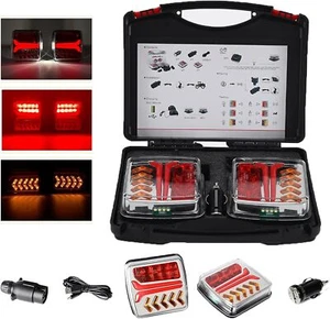 12/24V Wireless Trailer Lights 2.4G Magnetic Rear LED for Trailer, Lorry Caravan - Picture 1 of 11
