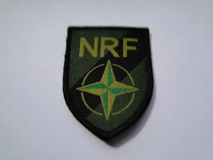 Original BW  Nato -Einsatz Aufnäher   NRF     ca 6,3 x8,5  cm  tarn mit klett - Picture 1 of 2