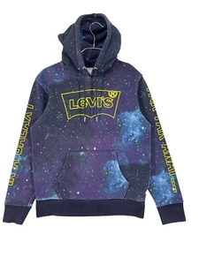 LEVI'S STRAUSS & CO Blue Sweatshirt Pullover Jumper Hoodie Men Size S - Picture 1 of 9