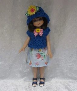 Hecho a mano BETSY McCALL #81 conjunto de ropa, sombrero, top y falda - Imagen 1 de 3