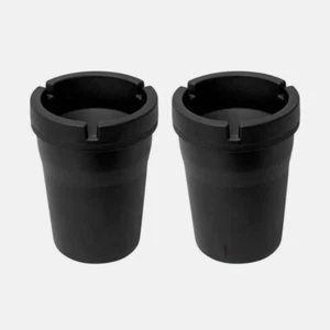 SD Butt Bucket Cendrier Auto Voiture Intérieur Accessoires Porte-Gobelet - Noir (Pack-2) - Photo 1 sur 4
