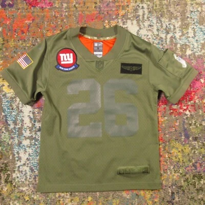 Nike New York Giants Salute To Service Jersey Saquon Barkley Boys S Reflective - Image 1 of 4
