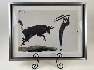 Pablo Picasso Bullfighter Vintage Reproduction Framed Interchange Industries - Picture 1 of 13