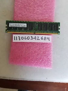 2GB PC2 PC DDR2 DDR PC2-3200R DDR2-400 3200 400 240PIN RDIMM ECC-REG 1RX4 256X4 - Picture 1 of 1