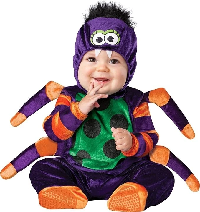 Fantasia de personagem de aranha Itsy Bitsy para BABY (XS) (0+) até 26" até 16 lb. - Imagem 1 de 1