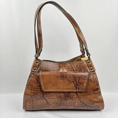 Patricia Nash Segovia Tote Leather Signature Map Print Purse & Matching Wallet - Image 1 of 4