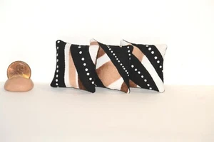1:12 Scale Miniature Dollhouse Pillows Cushion Handmade 3 Beautiful Pillows - Picture 1 of 3