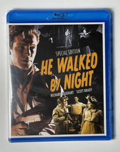He Walked By Night (1948) Blu-ray Limited Edition ClassicFlix Noir BRAND NEW - Imagen 1 de 2