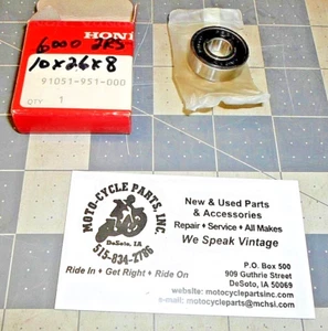 COJINETE SELLADO HONDA KICK'N'GO 91051-951-000 10X26X8MM 1 CANTIDAD ENVÍO GRATUITO - Imagen 1 de 1