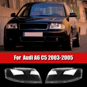 Klar Scheinwerferglas Streuscheiben Abdeckung Linsen Für Audi A6 C5 2003-2005 - Bild 1 von 8
