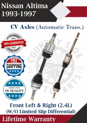 Nuevos ejes delanteros OE para Nissan Altima 1993-1997 transmisión automática de 2,4 L Foto 1 de 4