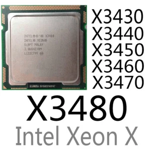 intel Xeon X3430 X3440 X3450 X3460 X3470 X3480 LGA1156 CPU Processor - Picture 1 of 7