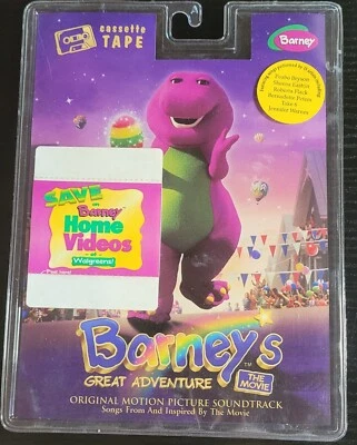 Barney's Great Adventure Movie Soundtrack Cassette Unopened Sealed - Image 1 of 4
