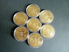 7  Pièces Collection Bitcoin 2013 999 copper