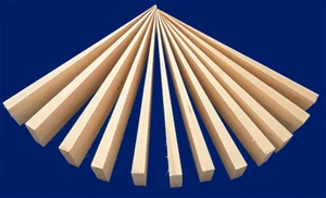 professional best size long and wide WOODEN WEDGES SHIMS 200 x 38mml leveling - Picture 1 of 9